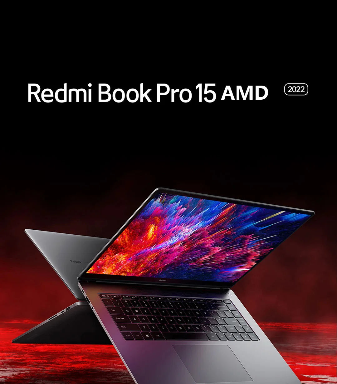 Xiaomi Laptop RedmiBook Pro 15 Ryzen AMD R5 6600H/R7 6800H 16G DDR/512G SSD 15.6" 3.2K Screen 90HZ 2022