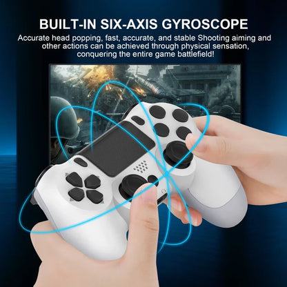 Wireless Controller Multifunctional Bluetooth No Delay Gamepad For PS4 PS3 Console PC Joysticks Touchpad Six-axis Dual Vibration