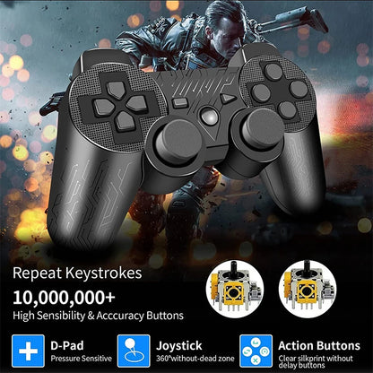 Wireless Gamepad for PC Laptop PS3 2.4G Rechargeable Game Controller USB Joystick for Android TV Box Steam Gaming Jpypad