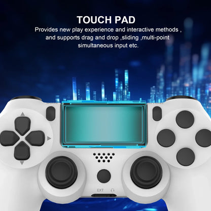 Wireless Controller Multifunctional Bluetooth No Delay Gamepad For PS4 PS3 Console PC Joysticks Touchpad Six-axis Dual Vibration