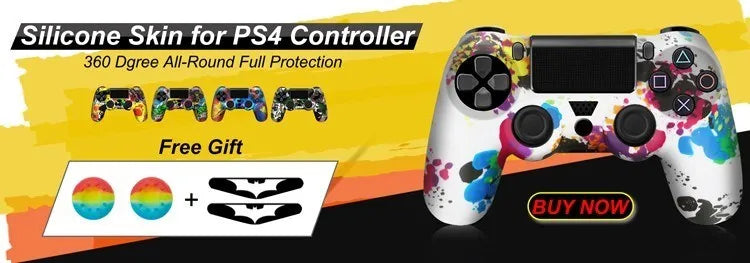 Wireless Bluetooth Controller For PS4/PS4 Slim/Pro Game Console PC Controller Joystick Gamepad With Turbo Programmable Button