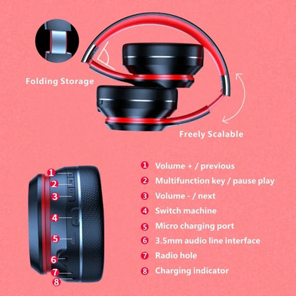 Original Lenovo HD200 Over-ear foldable wireless Bluetooth headset Sports hi-fi stereo gaming headset