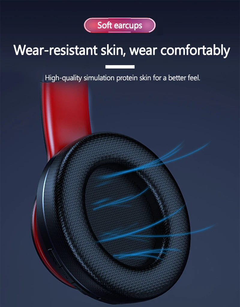 Original Lenovo HD200 Over-ear foldable wireless Bluetooth headset Sports hi-fi stereo gaming headset