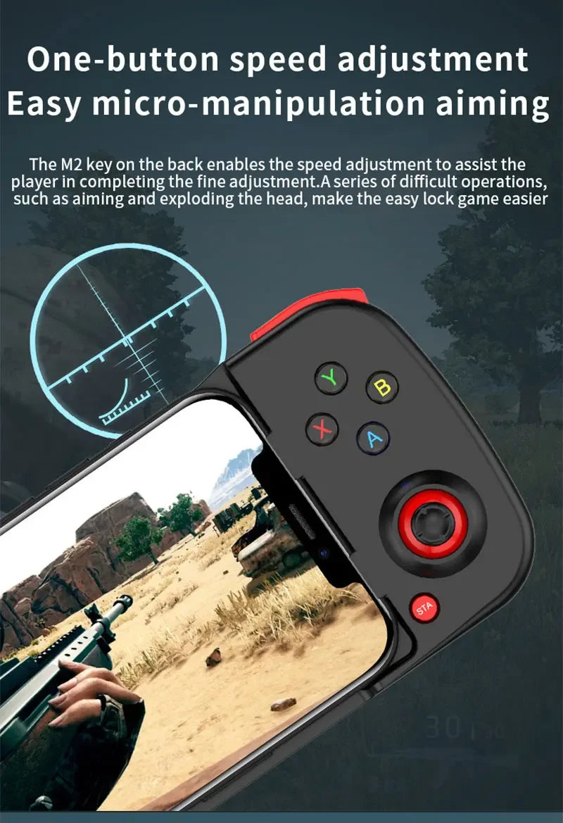 Wireless BT 5.0 Stretchable Game Controller For Mobile Phone Android IOS Gamepad Joystick Eat Chicken Gamepad for PS4 Switch PC