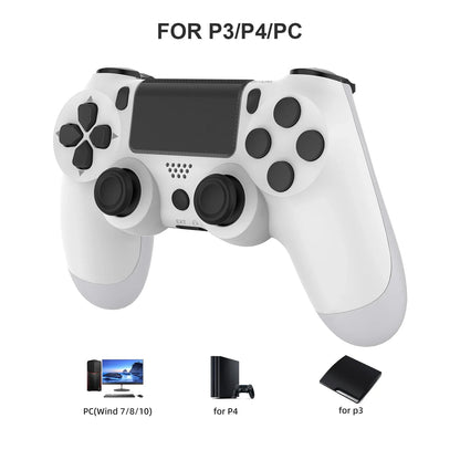 Wireless Controller Multifunctional Bluetooth No Delay Gamepad For PS4 PS3 Console PC Joysticks Touchpad Six-axis Dual Vibration