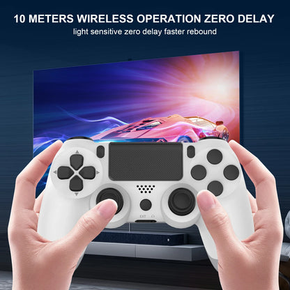 Wireless Controller Multifunctional Bluetooth No Delay Gamepad For PS4 PS3 Console PC Joysticks Touchpad Six-axis Dual Vibration