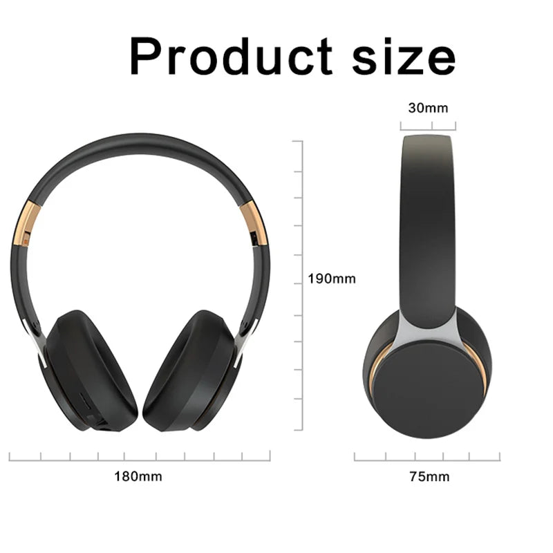 Xiaomi Wireless Ear Headphone Wireless Bluetooth Music Gaming Headset with Stereo Sound with Mic/3.5mm Audio Jack for Xiaomi