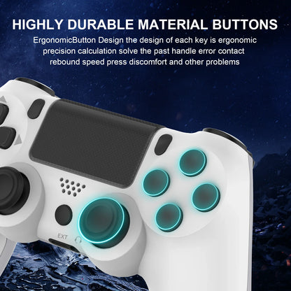 Wireless Controller Multifunctional Bluetooth No Delay Gamepad For PS4 PS3 Console PC Joysticks Touchpad Six-axis Dual Vibration