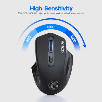 Wireless Mouse Computer Rechargeable Bluetooth Mouse Wirelesss Ergonomic Mouse Gamer Silent Mice Gaming Usb Mause For Laptop PC