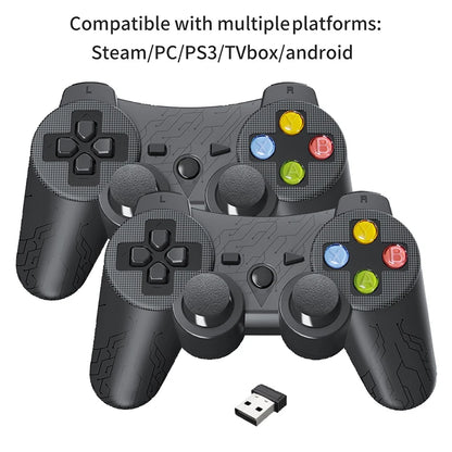 Wireless Gamepad for PC Laptop PS3 2.4G Rechargeable Game Controller USB Joystick for Android TV Box Steam Gaming Jpypad