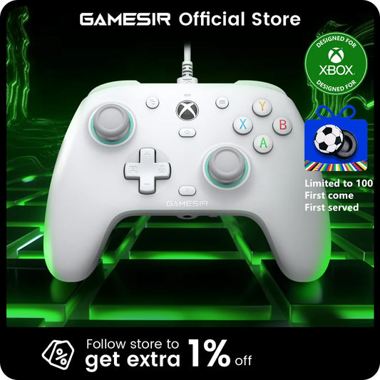 GameSir G7 SE Xbox Wired Gamepad Game Controller for Xbox Series X, Xbox Series S, Xbox One, Hall Effect PC Joystick