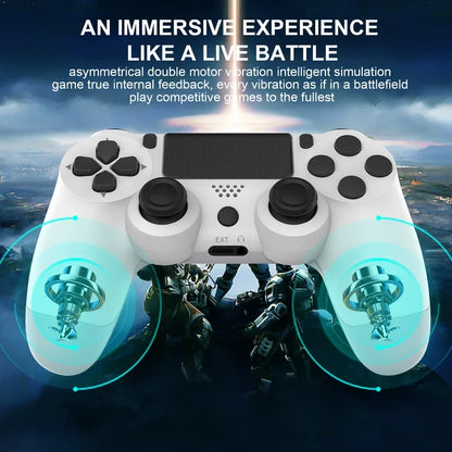 Wireless Controller Multifunctional Bluetooth No Delay Gamepad For PS4 PS3 Console PC Joysticks Touchpad Six-axis Dual Vibration