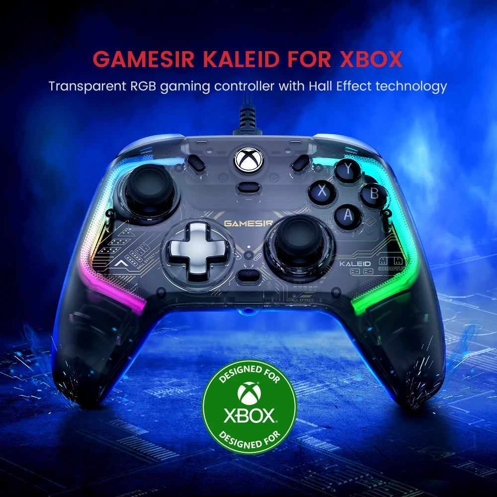 GameSir Kaleid Xbox Controller Hall Effect Gamepad for Xbox Series X, Xbox Series S, Xbox One game console