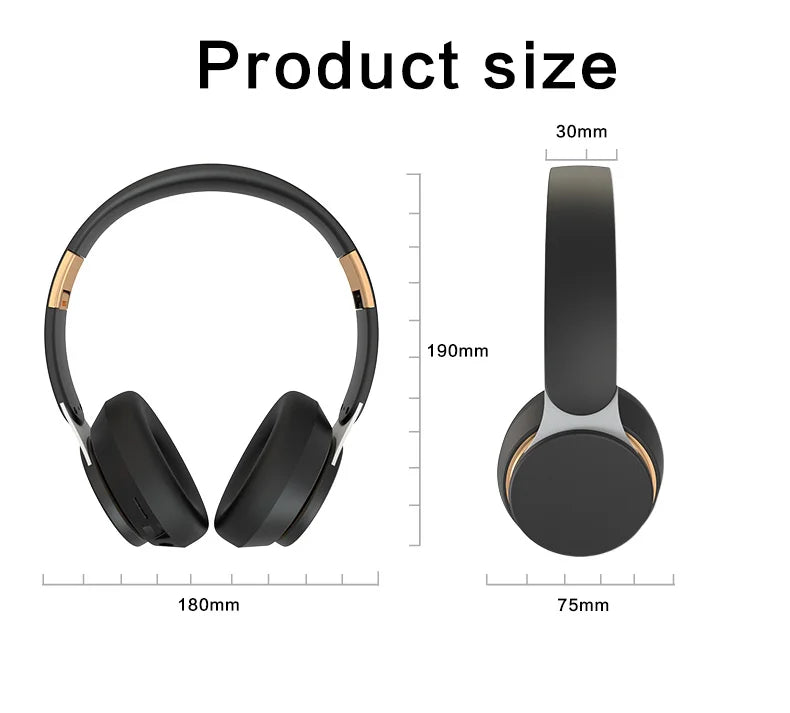 Xiaomi Wireless Ear Headphone Wireless Bluetooth Music Gaming Headset with Stereo Sound with Mic/3.5mm Audio Jack for Xiaomi